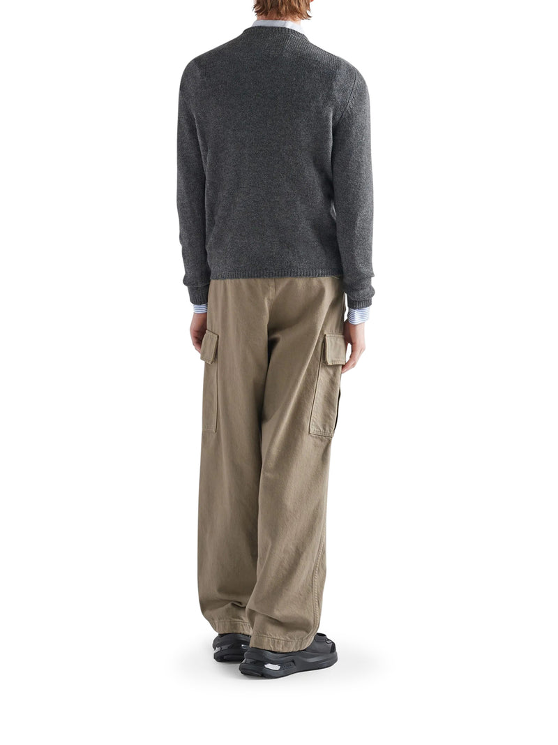 CREW NECK CASHMERE SWEATER