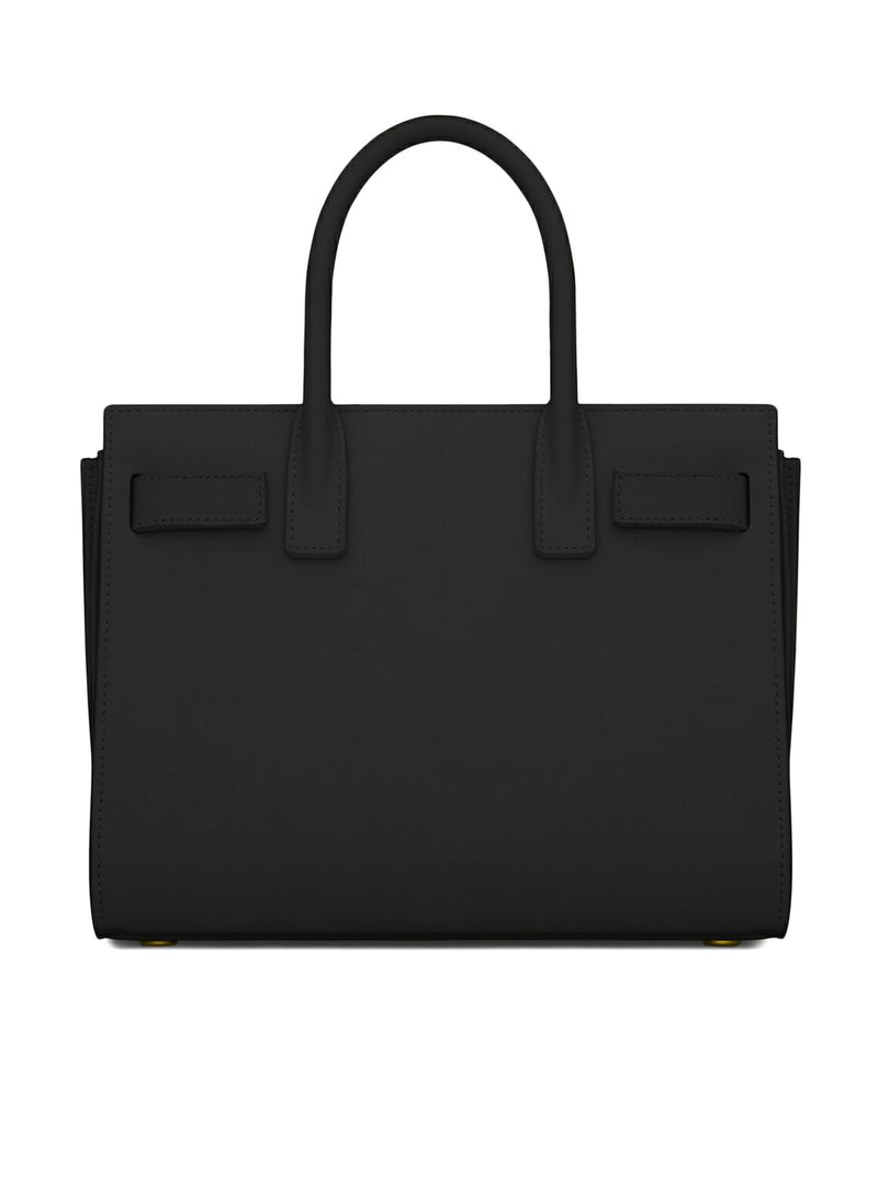 SAC DE JOUR BABY IN BLACK LEATHER BAG
