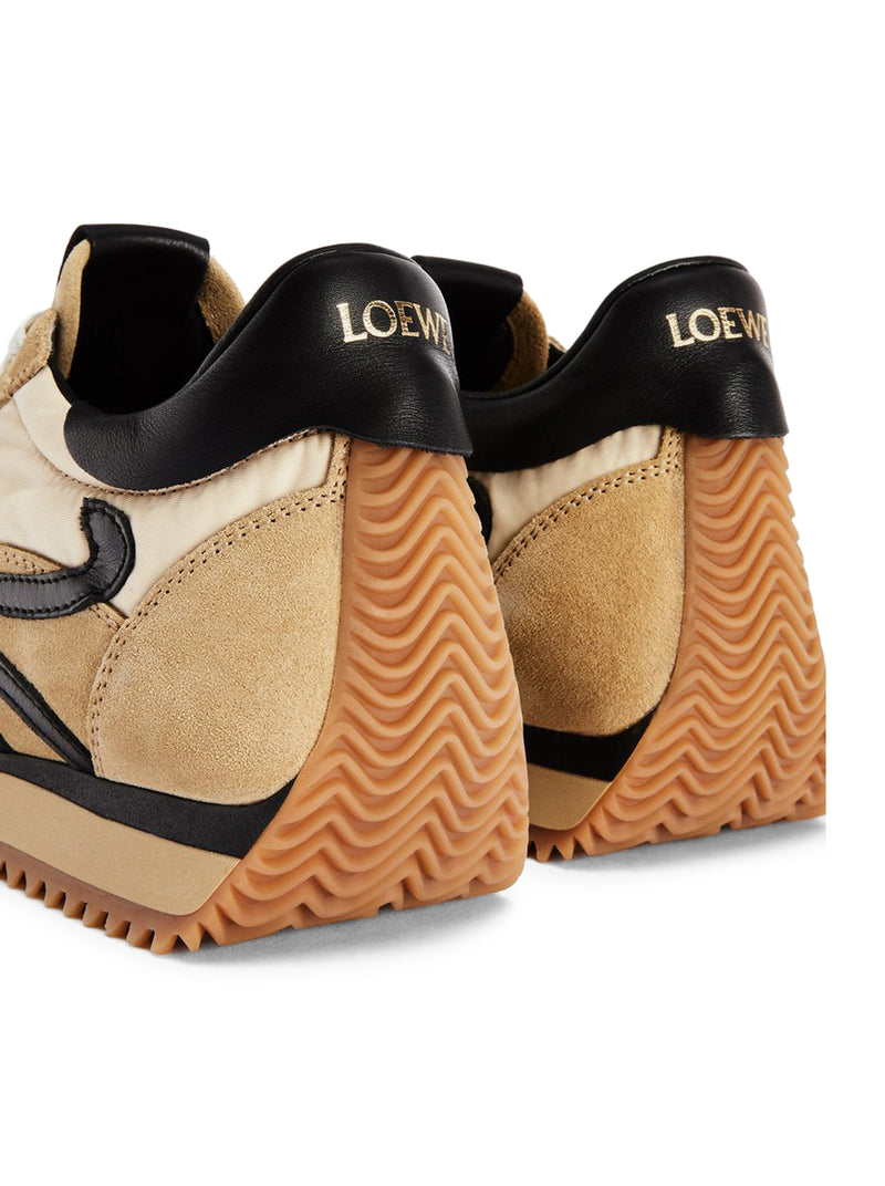 SNEAKERS FLOW RUNNER IN NYLON AND LEATHER AND SUEDE