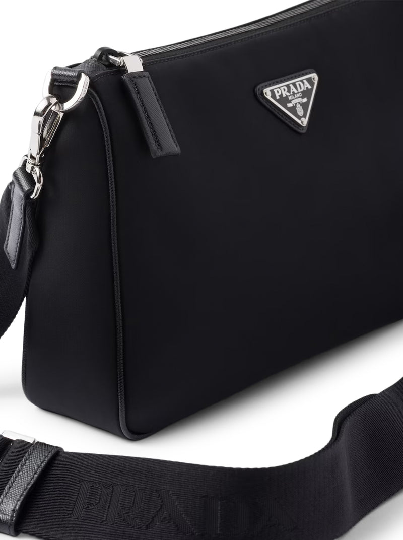 RE-NYLON AND SAFFIANO SHOULDER BAG
