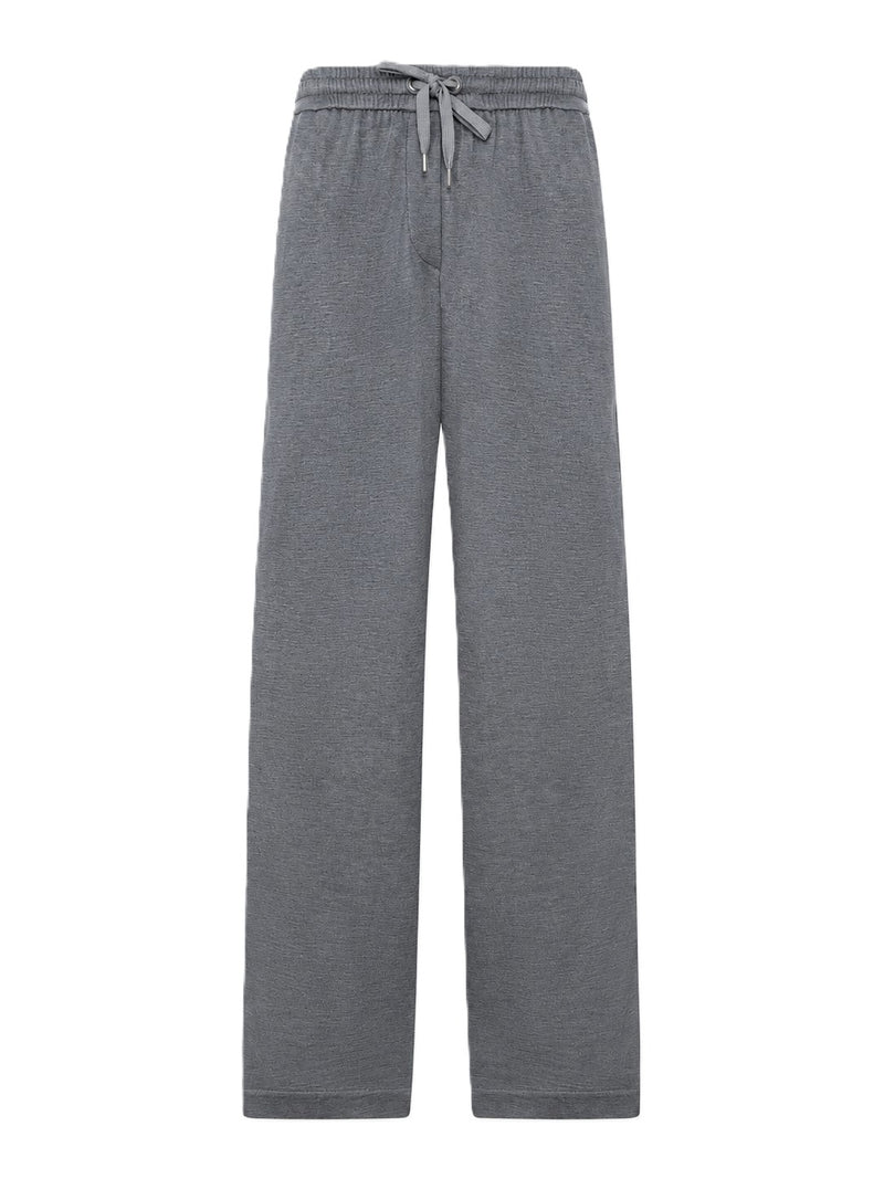 WIDE LEG TROUSERS WITH DRAWSTRING
