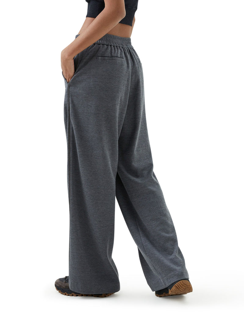 WIDE LEG TROUSERS WITH DRAWSTRING