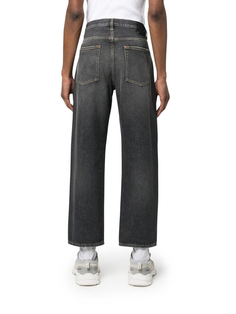 JEANS WITH A STONEWASHED EFFECT