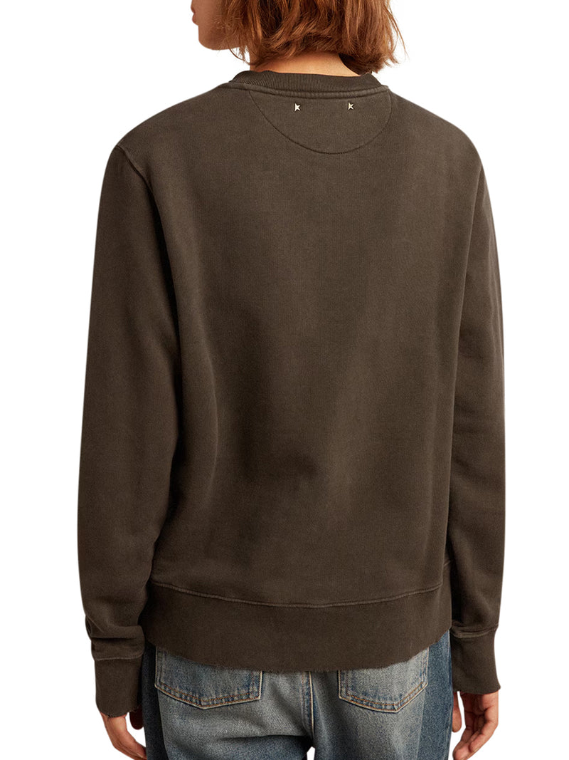 CREWNECK SWEATSHIRT WITH CRYSTALS