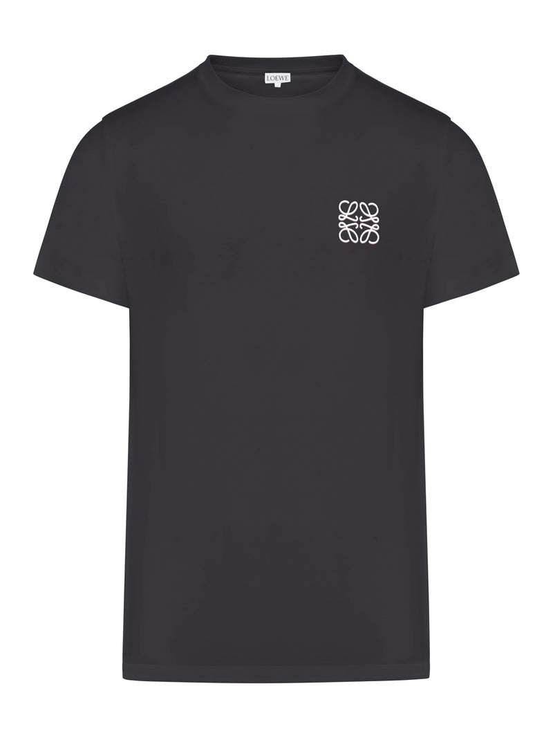 REGULAR FIT COTTON T-SHIRT WITH ANAGRAM