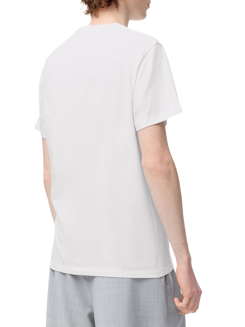 REGULAR FIT COTTON T-SHIRT WITH ANAGRAM