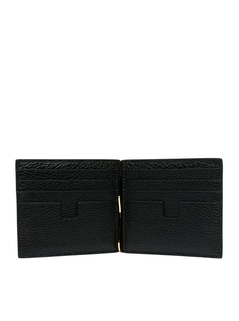 SOFT GRAIN LEATHER MONEY CLIP WALLET
