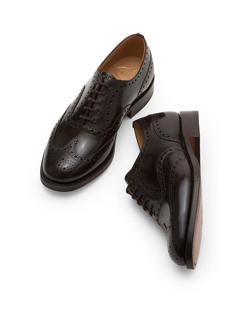 OXFORD BROGUE BURWOOD IN BRUSHED CALFSKIN