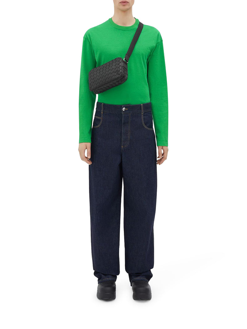 SMALL BRAIDED CAMERA BAG