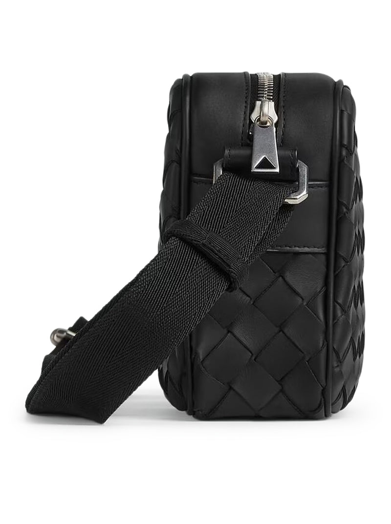 SMALL BRAIDED CAMERA BAG