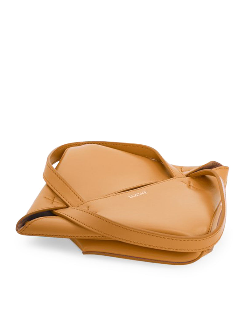 PUZZLE FOLD TOTE BAG IN POLISHED CALFSKIN