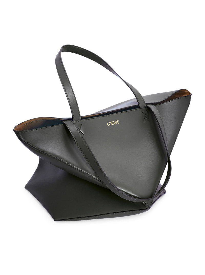 PUZZLE FOLD TOTE XL BAG IN POLISHED CALFSKIN