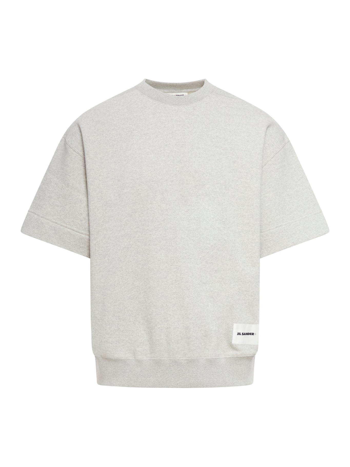 short-sleeve cotton sweatshirt