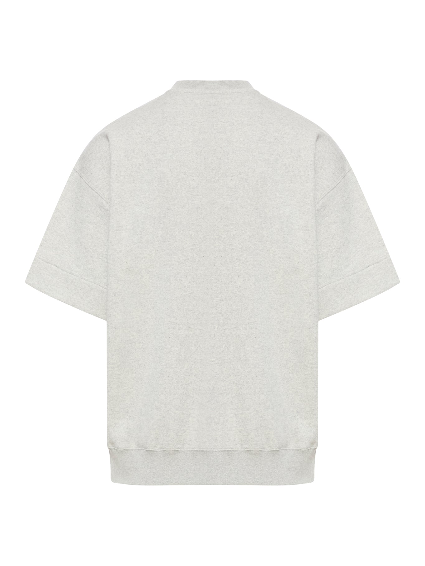 short-sleeve cotton sweatshirt