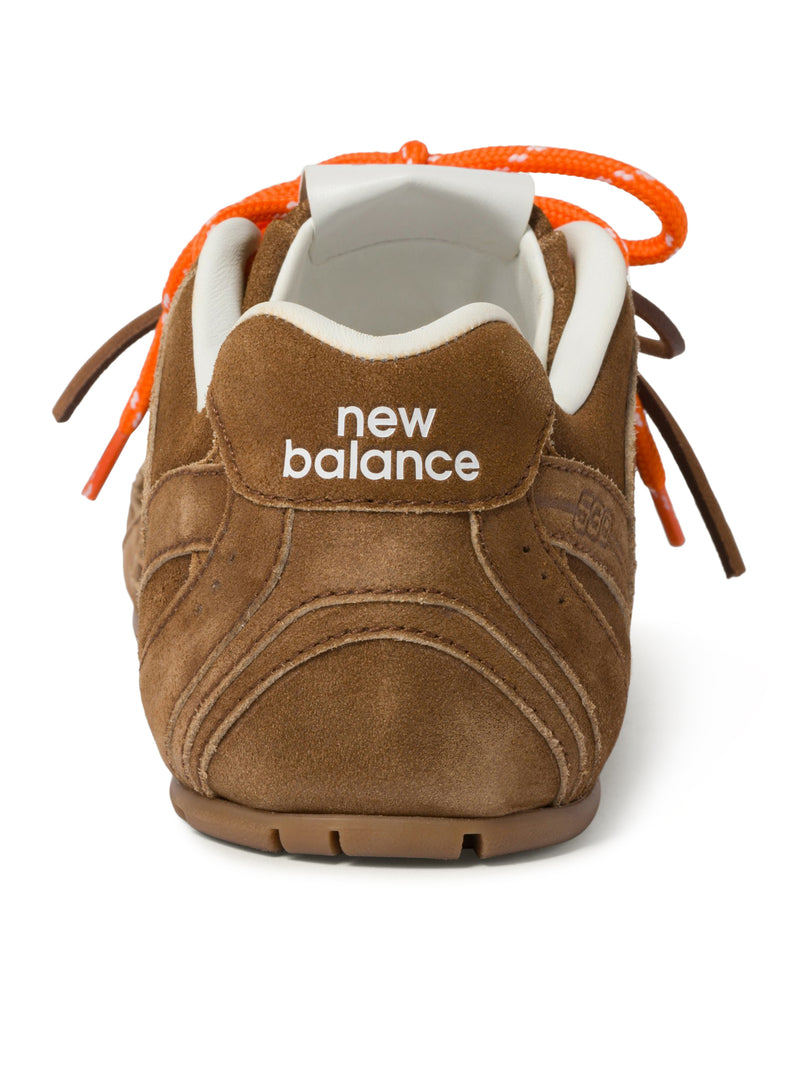 NEW BALANCE X MIU MIU 530 SL SUEDE SNEAKERS
