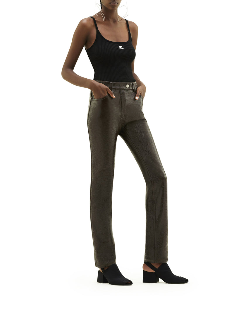 REEDITION RIB KNIT TANK TOP