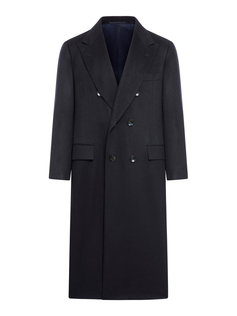 DOUBLE BREASTED CASHMERE COAT