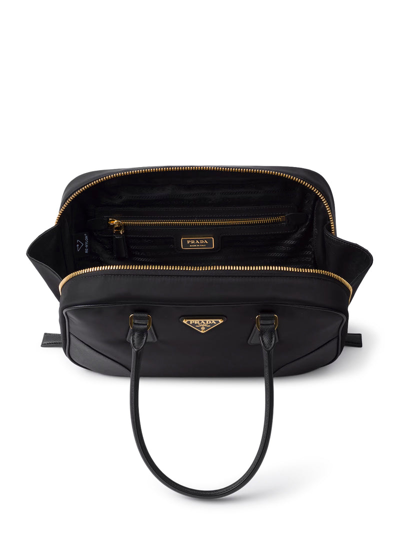 RE-EDITION 1978 MEDIUM TOP BAG IN RE-NYLON AND SAFFIANO