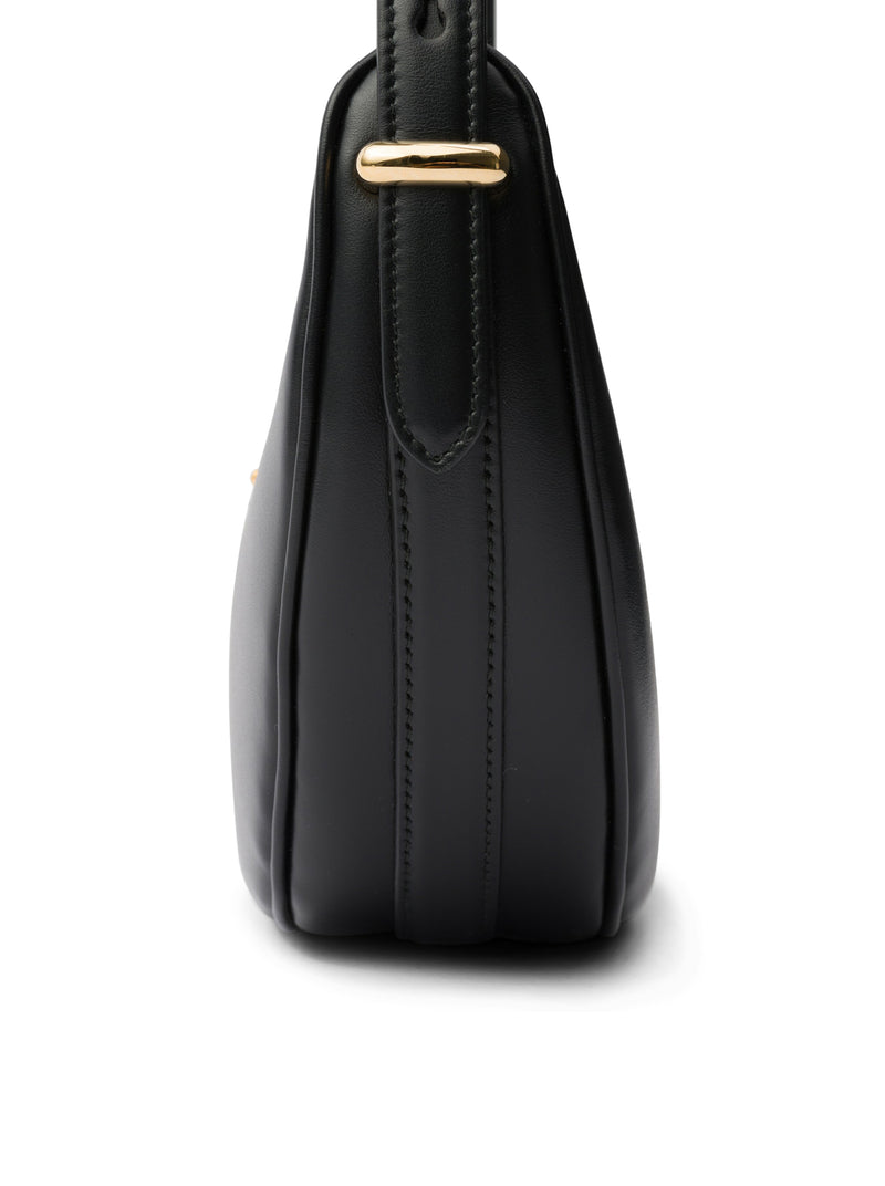PRADA ARQUÉ LEATHER SHOULDER BAG