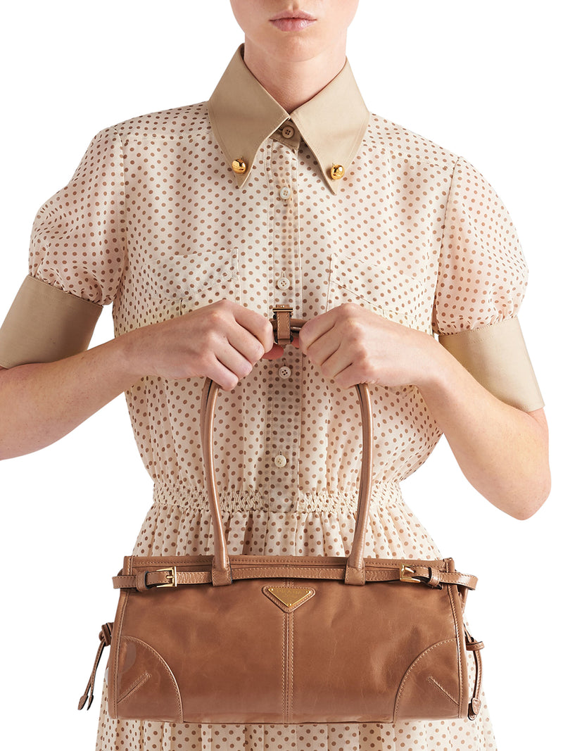 MEDIUM LEATHER HANDBAG