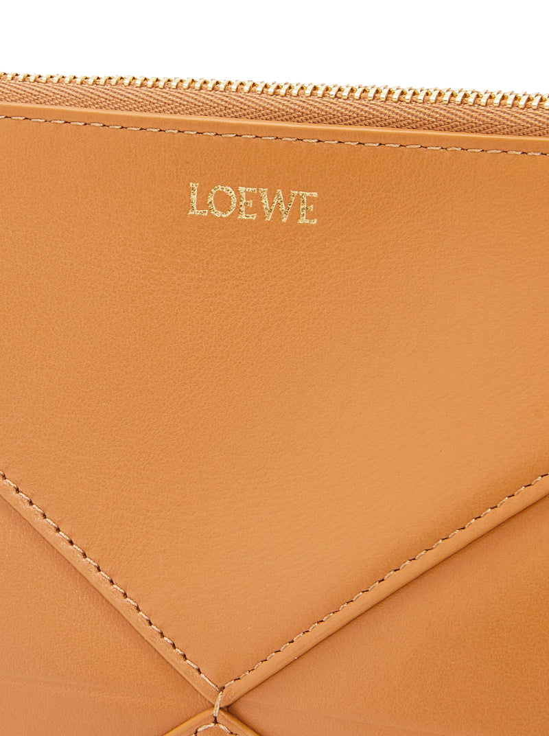 PUZZLE FOLD POUCH IN POLISHED CALFSKIN