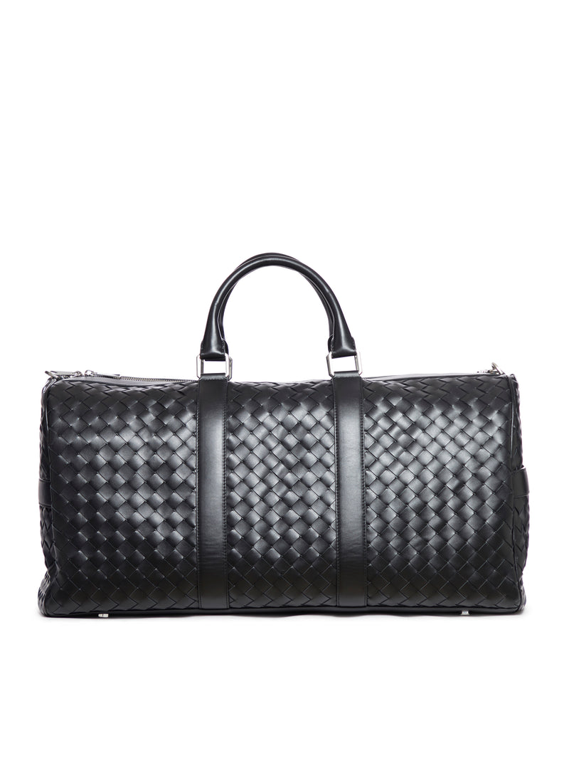 TRAVEL BAG WITH WOVEN PATTERN