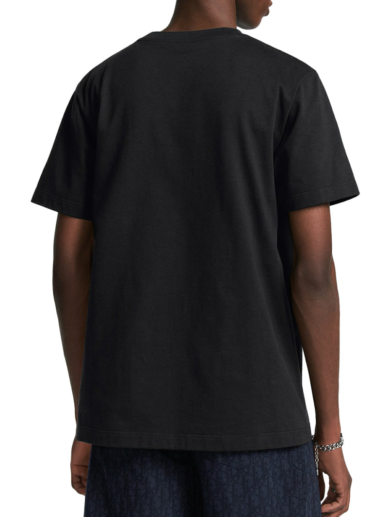 Relaxed fit T-shirt with handwritten Christian Dior signature