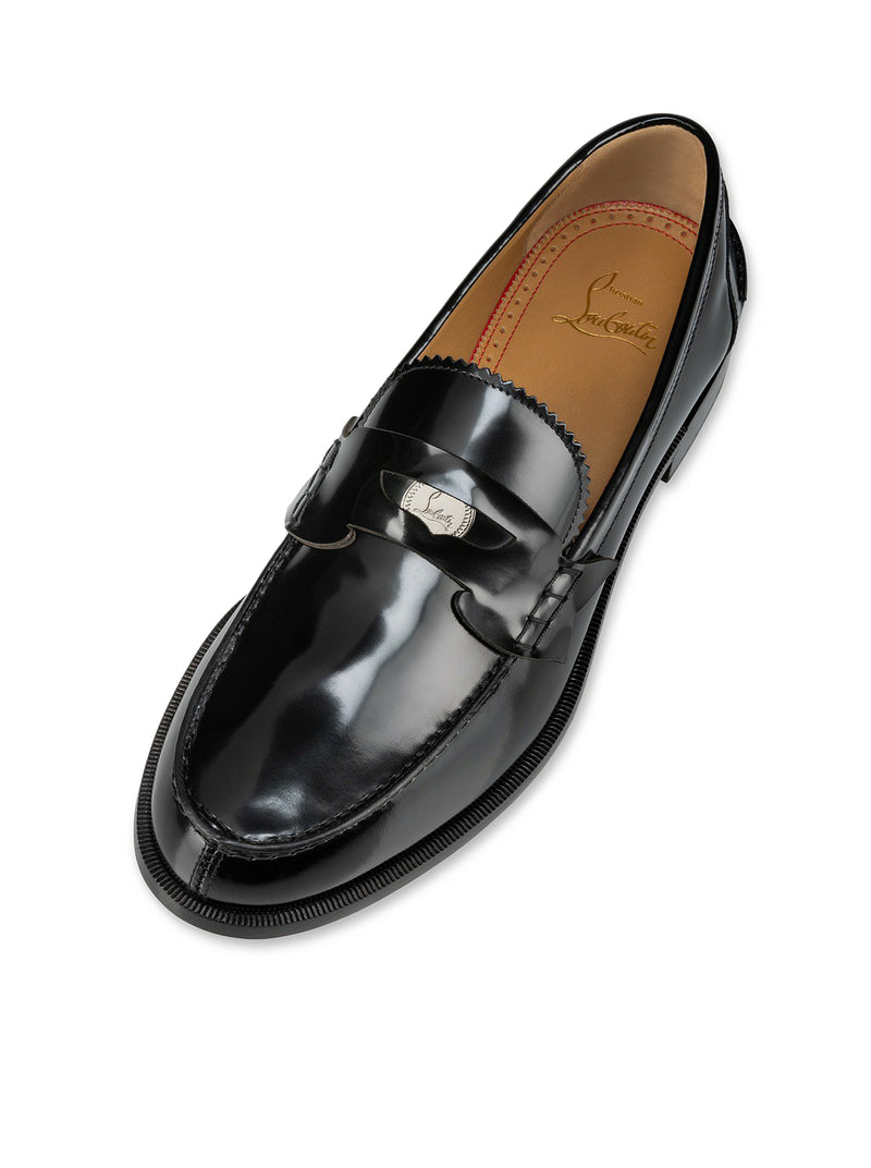 PENNY LOAFERS IN SHINY LEATHER