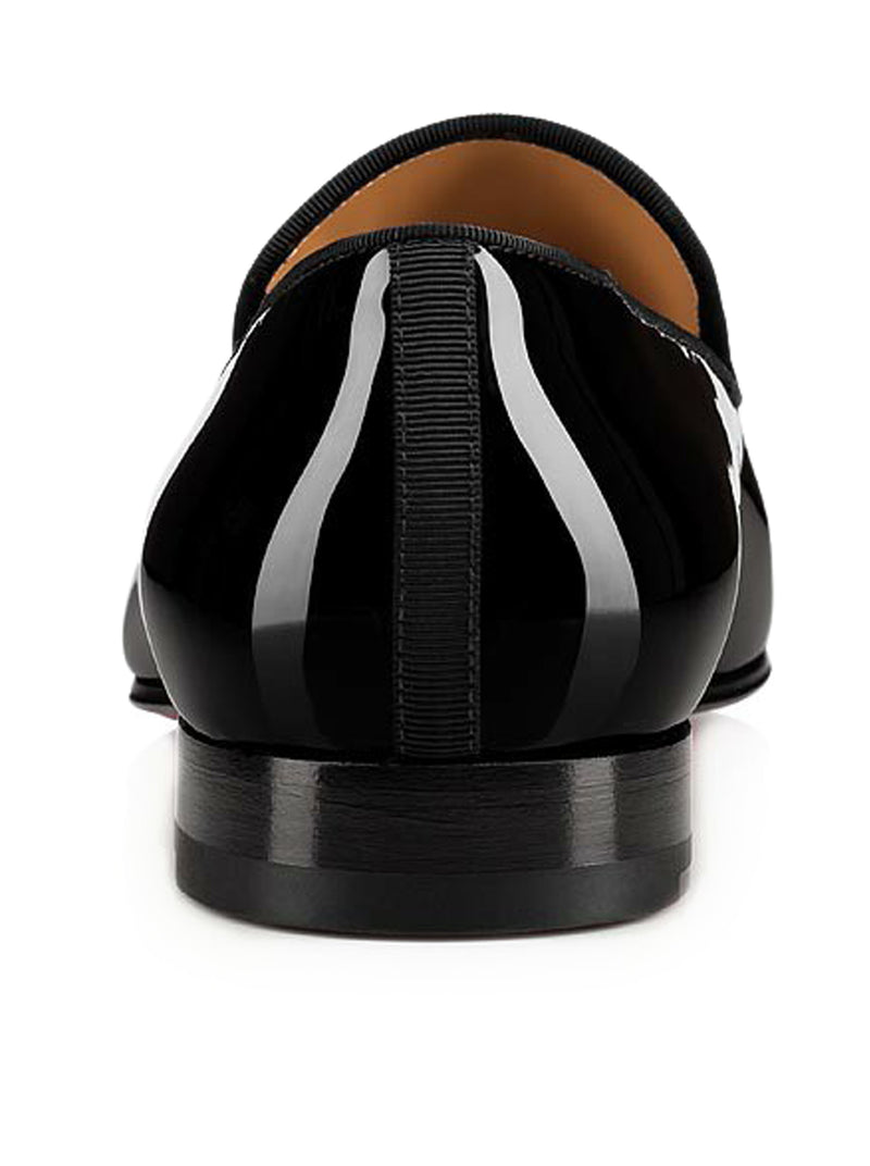 DENDELION SHINY LEATHER LOAFERS