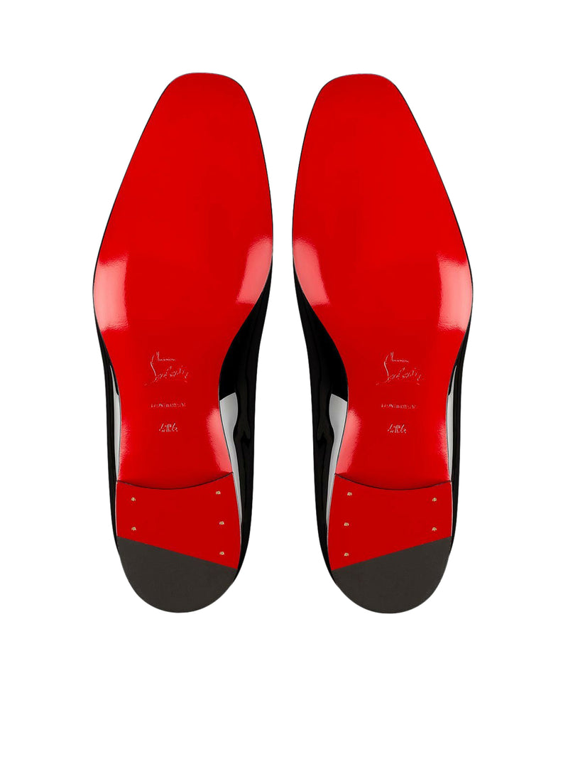 DENDELION SHINY LEATHER LOAFERS