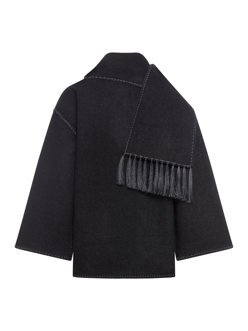 EMBROIDERED SCARF JACKET