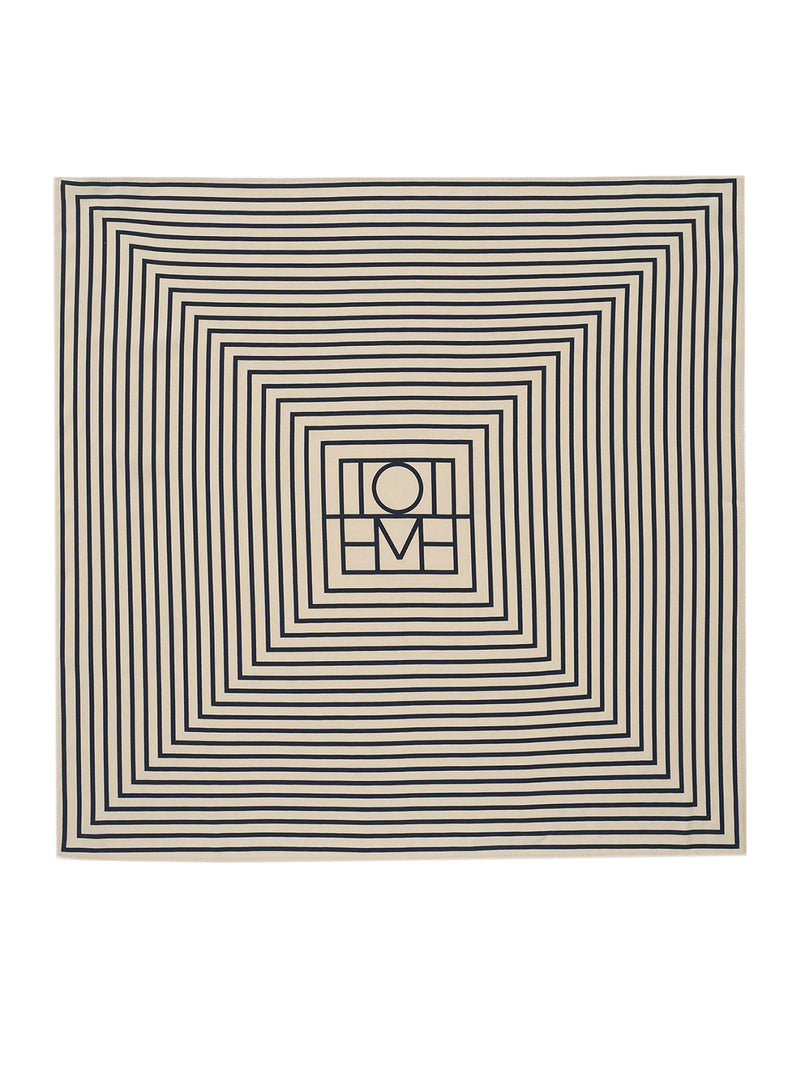 SIGNATURE MONOGRAM SILK SCARF