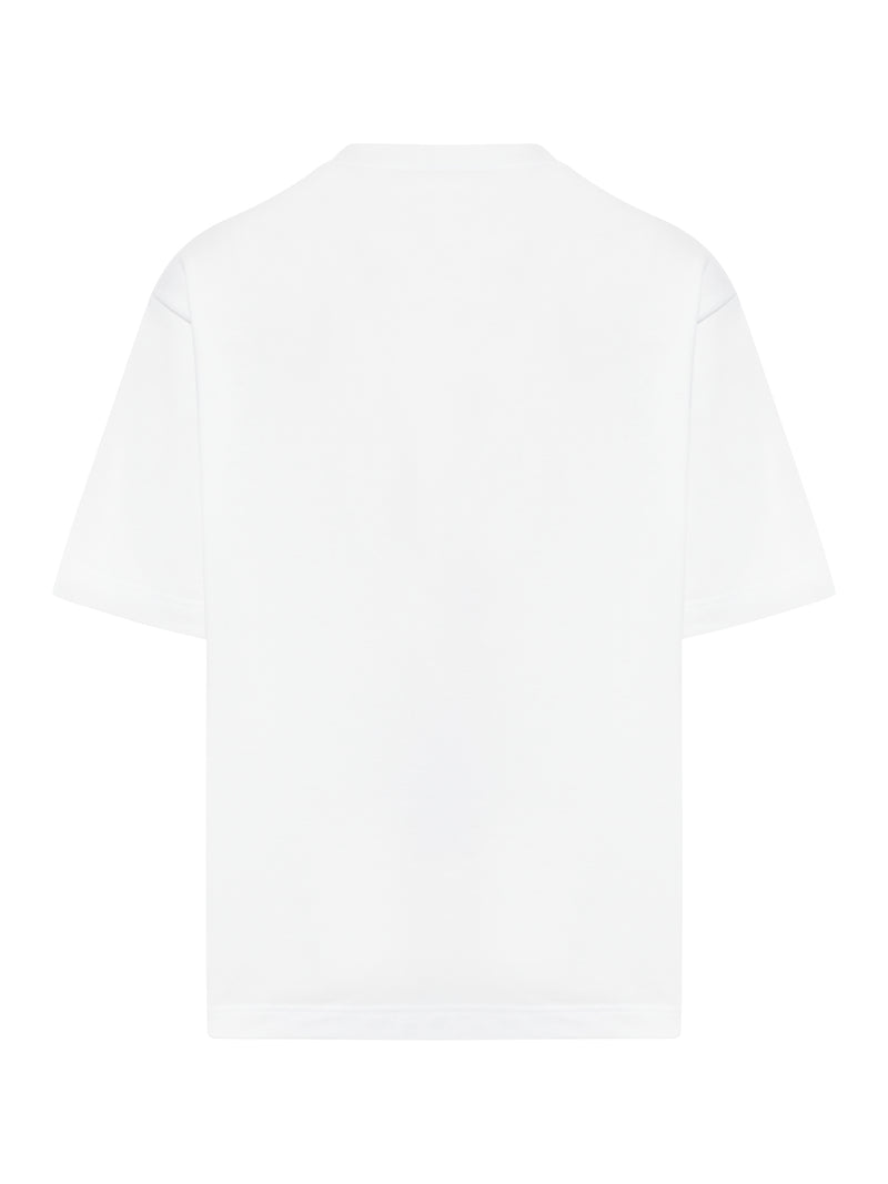 COTTON JERSEY T-SHIRT WITH GUCCI PRINT