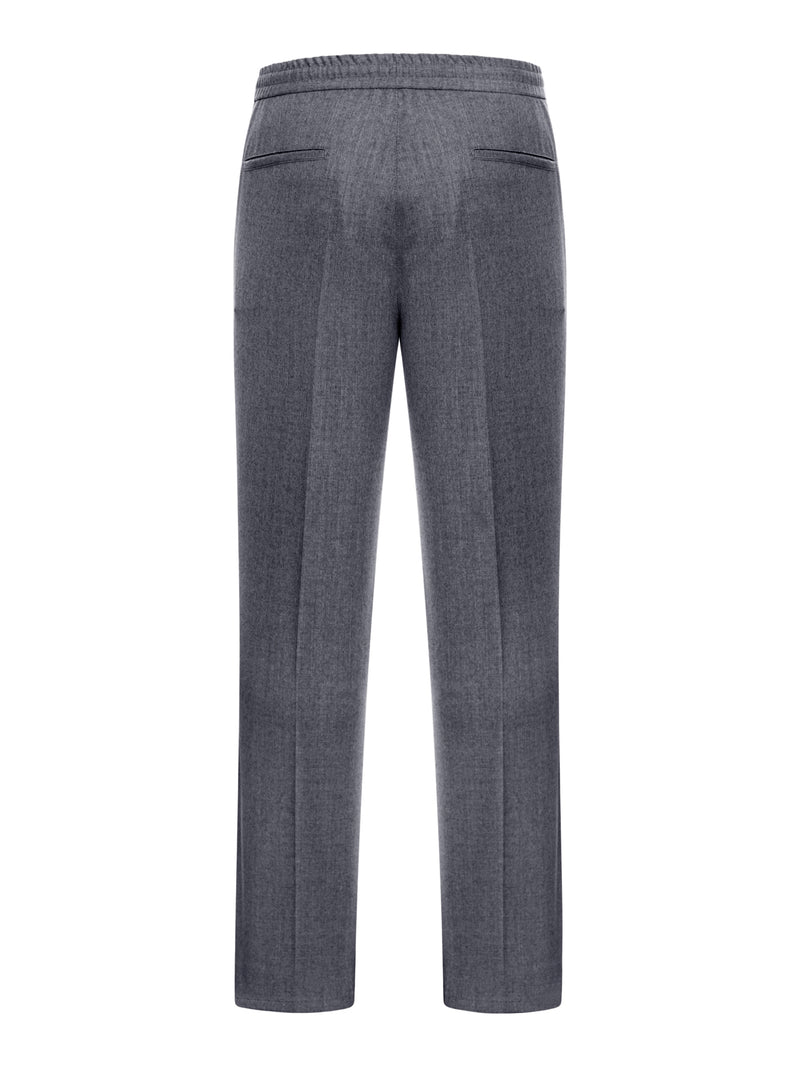 WOOL TROUSERS WITH PLEATS