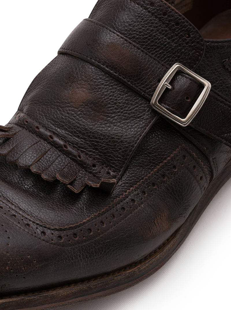 SHANGHAI MONK STRAP IN GLACÉ CALFSKIN
