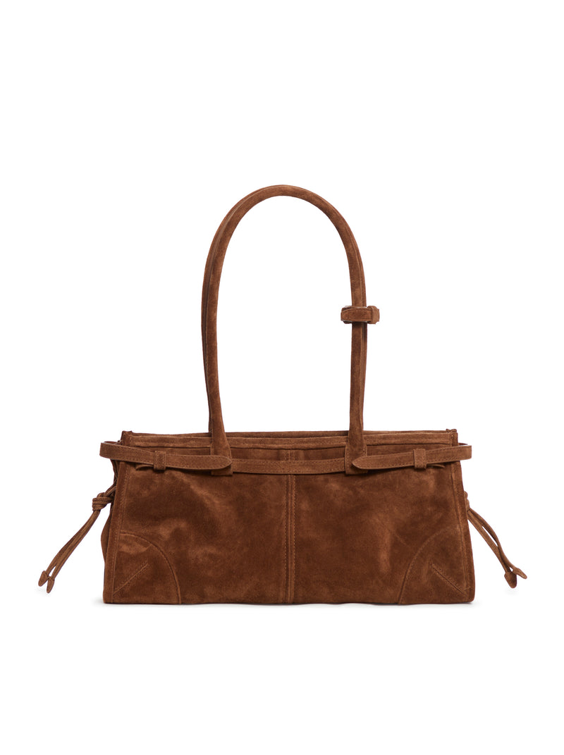 MEDIUM SUEDE HANDBAG