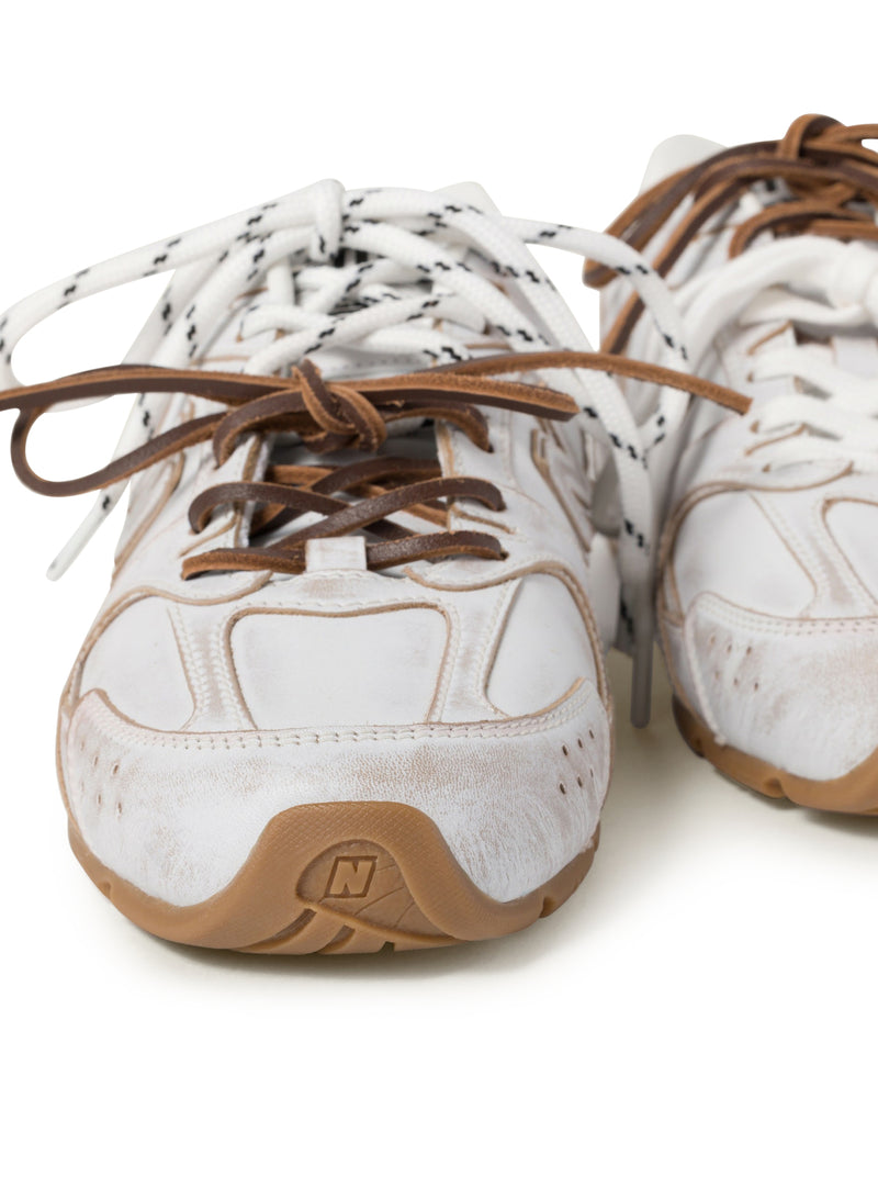 NEW BALANCE X MIU MIU 530 SL SNEAKERS IN LEATHER