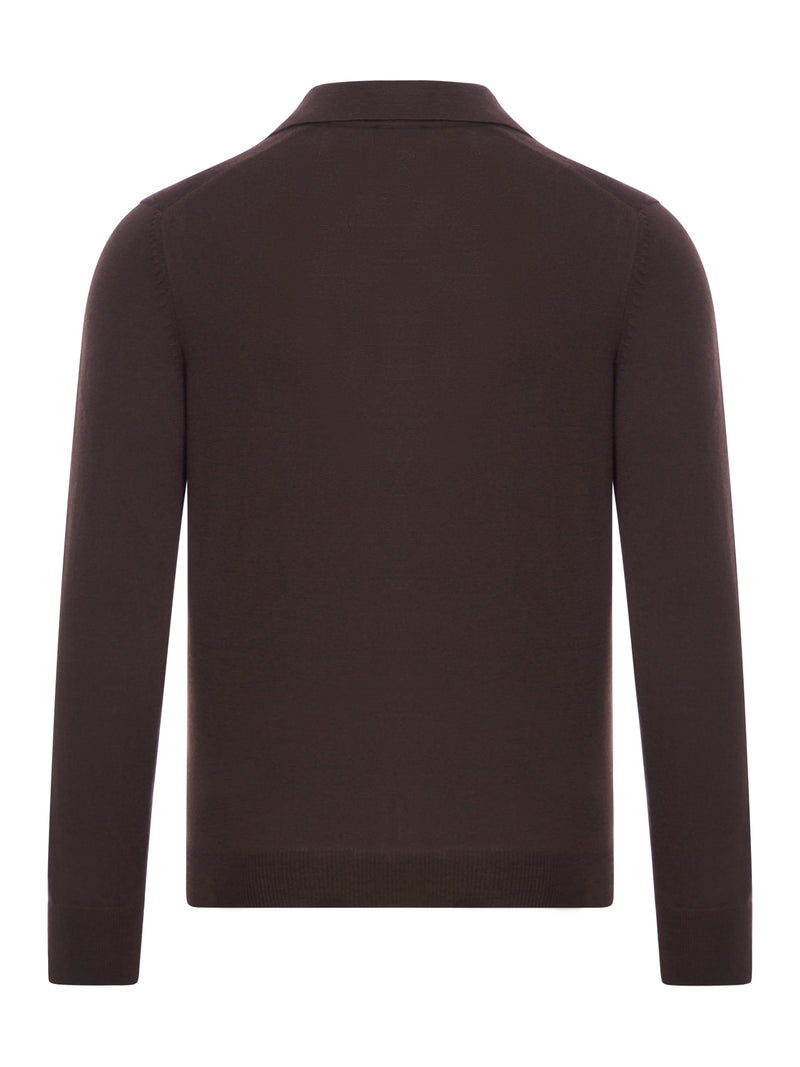 ATHLEISURE KNITTED SKIPPER POLO