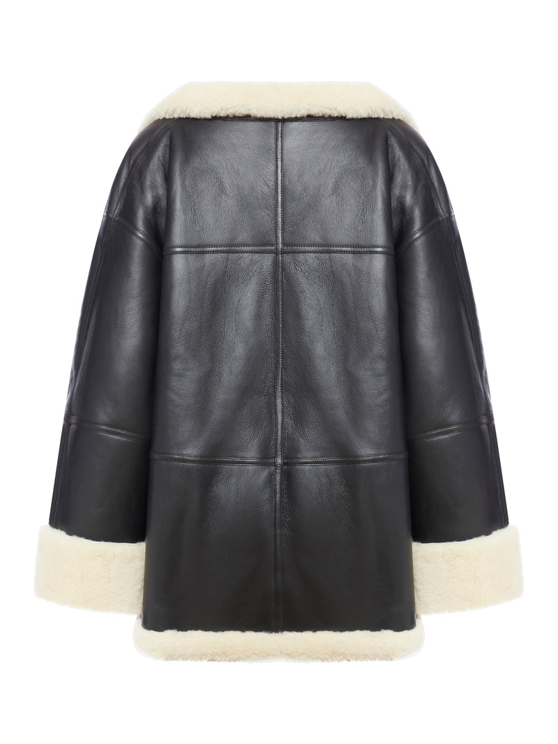 LEATHER AND SHEEPSKIN JACKET