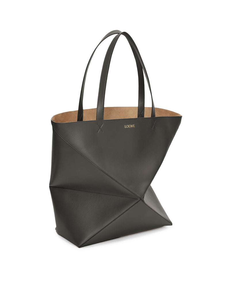 PUZZLE FOLD TOTE XL BAG IN POLISHED CALFSKIN