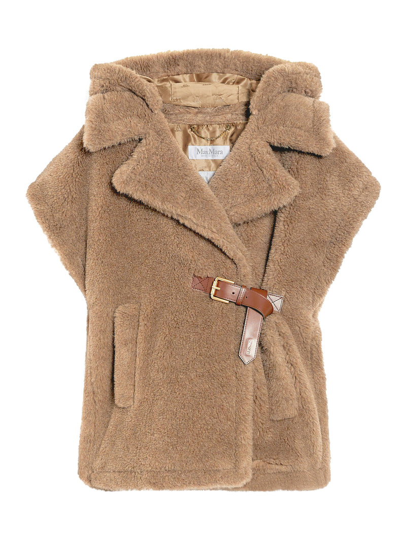 TEDDY FABRIC VEST CAPE