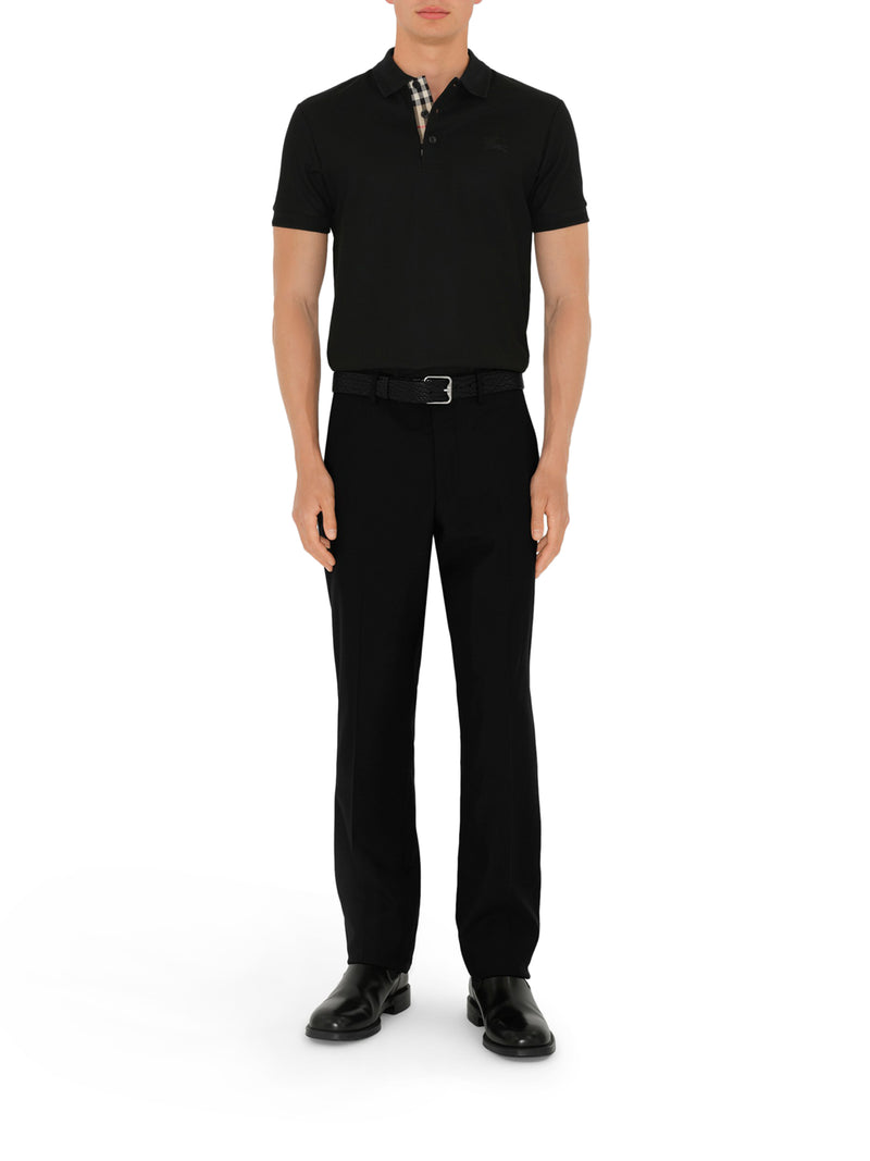 COTTON POLO SHIRT WITH EMBROIDERED EKD LOGO