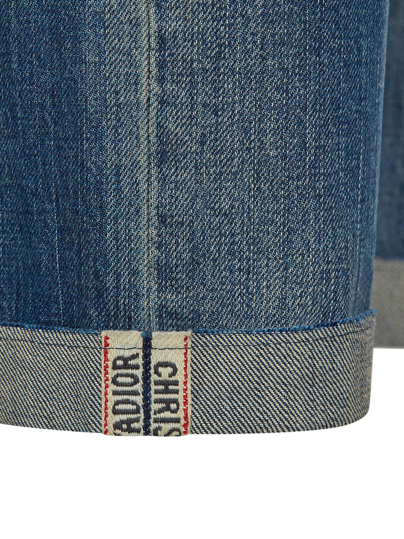 BOYFRIEND JEANS IN BLUE DENIM