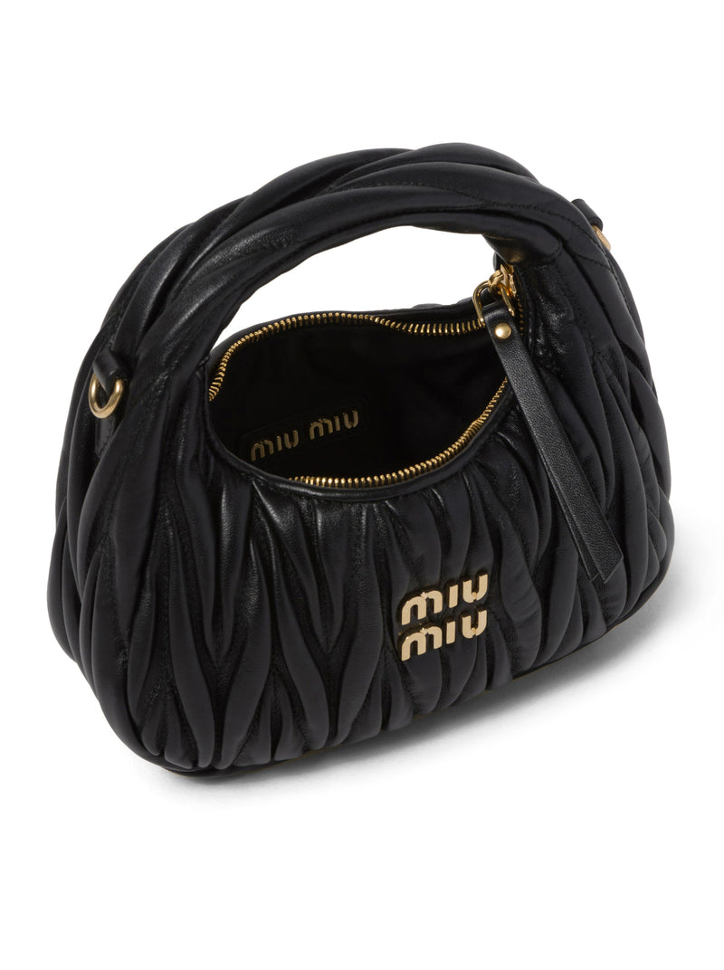 MINI HOBO WANDER BAG IN NAPPA MATELASSÈ