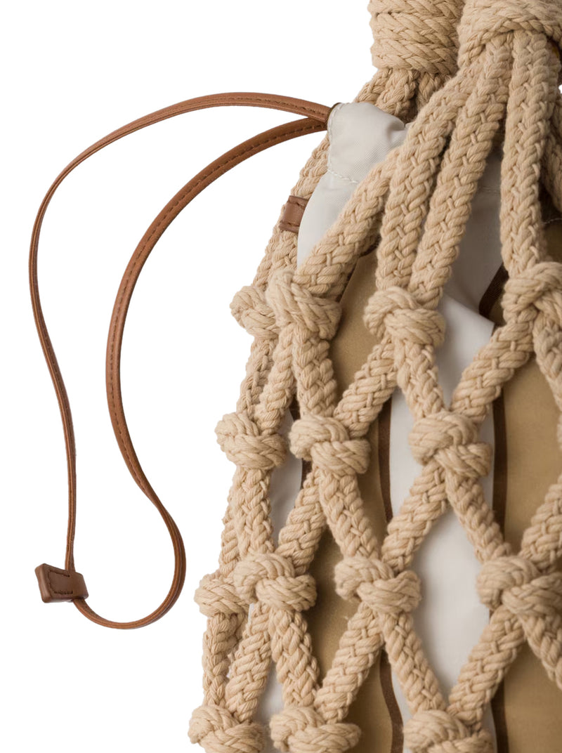 NOUÉ MEDIUM BAG IN COTTON ROPE