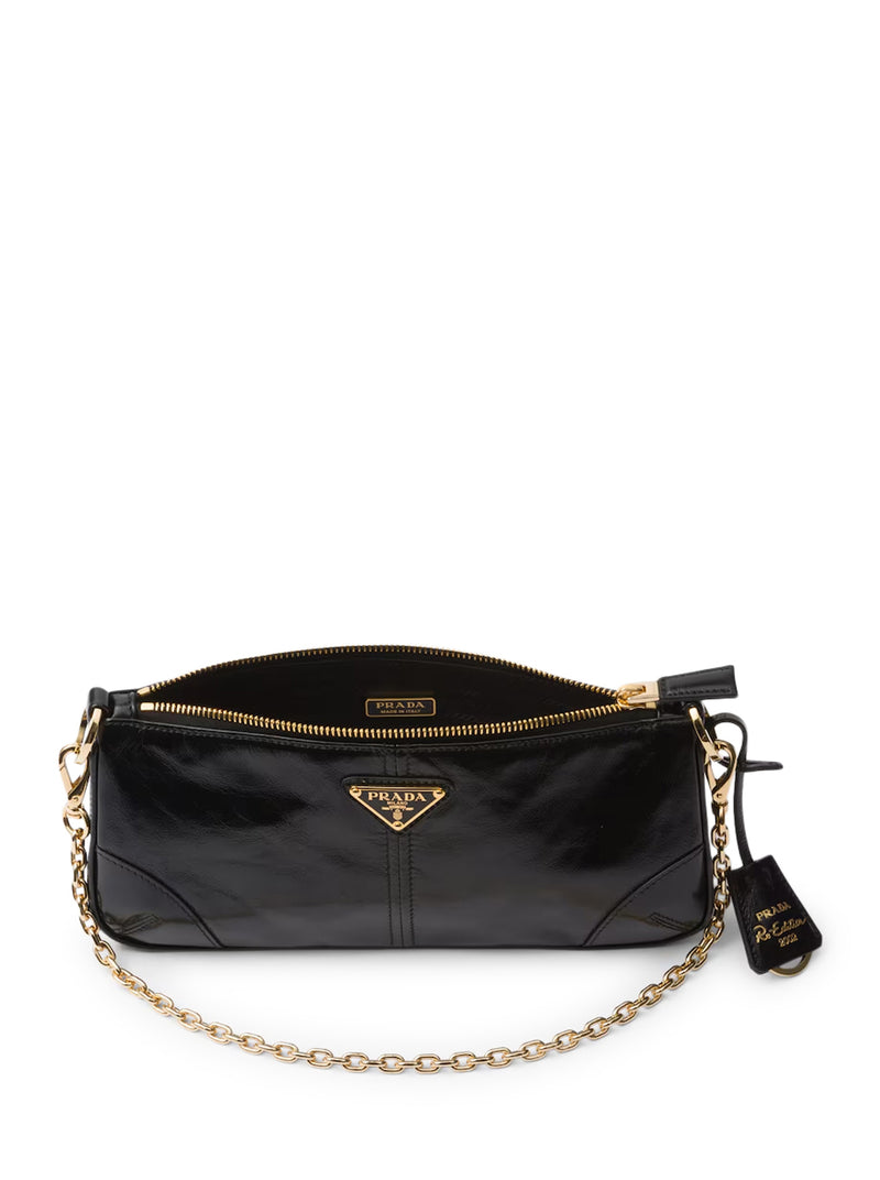 PRADA RE-EDITION 2002 MEDIUM LEATHER SHOULDER BAG