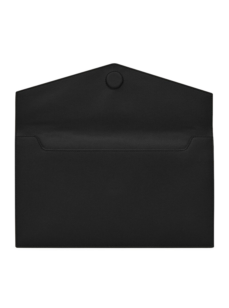 UPTOWN CLUTCH IN GRAIN DE POUDRE EMBOSSED LEATHER