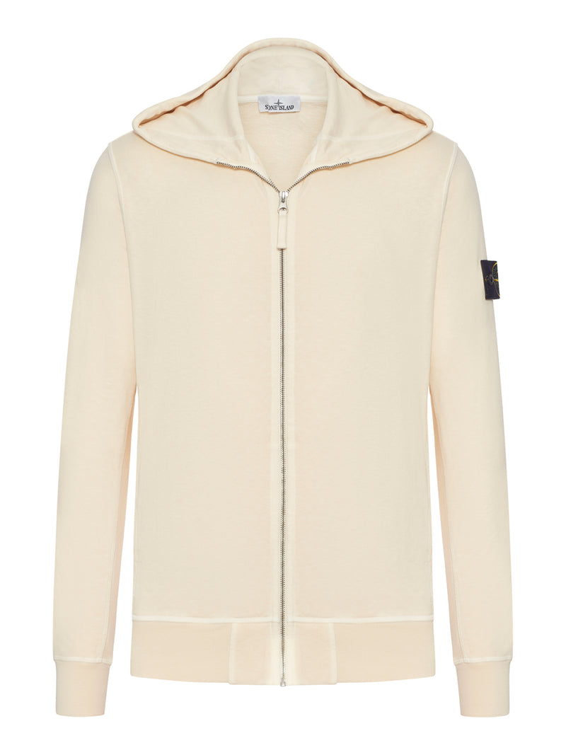 COTTON ZIP-UP HOODIE