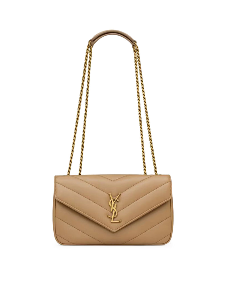 LOULOU SMALL LEATHER BAG