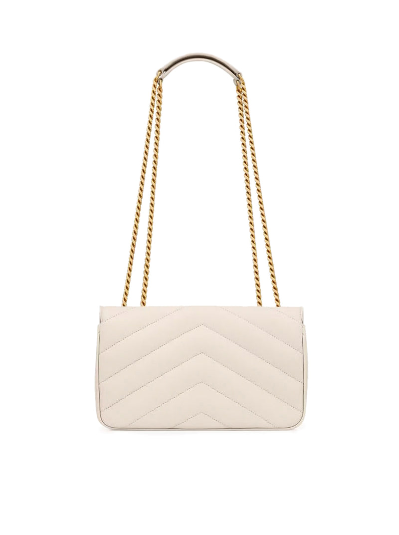 LOULOU SMALL LEATHER BAG